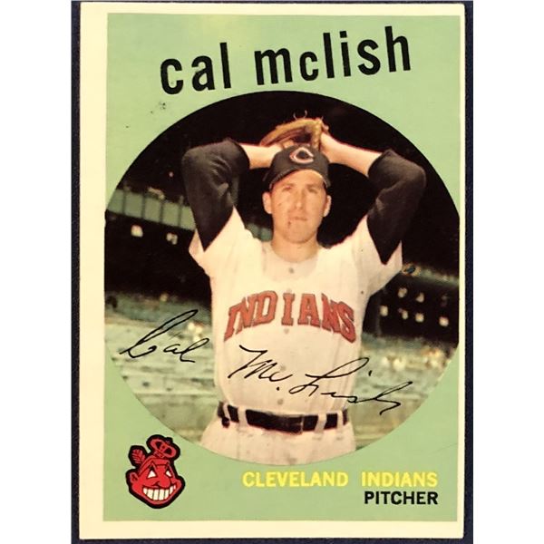 1959 TOPPS GRAY BACKS CAL McLISH