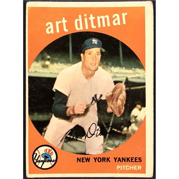 1959 TOPPS GRAY BACKS ART DITMAR