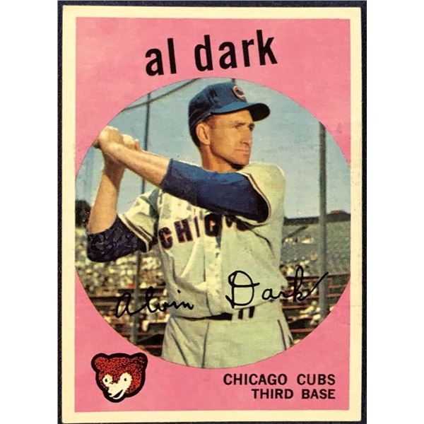 1959 TOPPS GRAY BACKS AL DARK