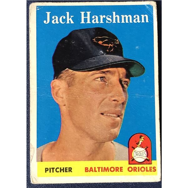 1958 TOPPS JACK HARSHMAN