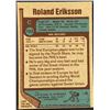 Image 2 : 1977-78 TOPPS NHL ROLAND ERIKSSON ROOKIE CARD