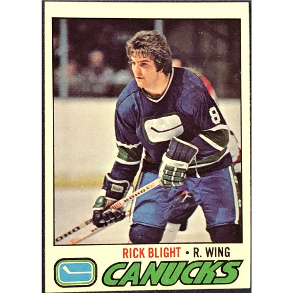 1977-78 TOPPS NHL RICK BLIGHT
