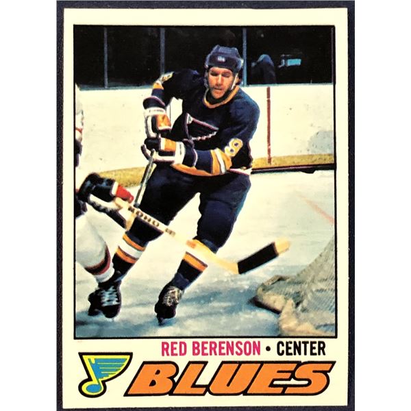 1977-78 TOPPS NHL RED BERENSON