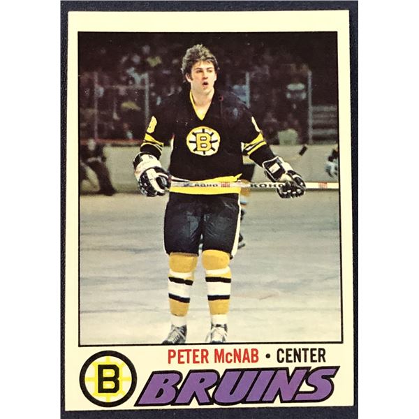 1977-78 TOPPS NHL PETER McNAB