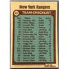 Image 2 : 1977-78 TOPPS NHL NEW YORK RANGERS
