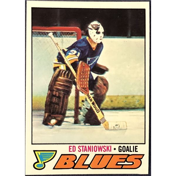 1977-78 TOPPS NHL ED STANIOWSKI