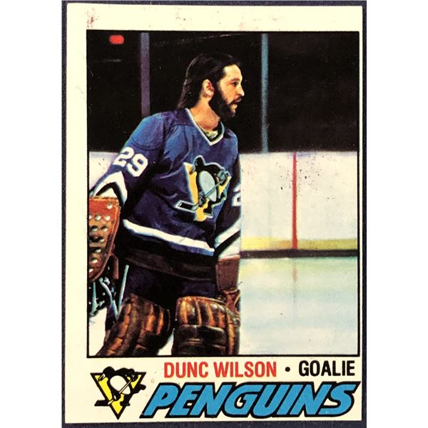 1977-78 TOPPS NHL DUNC WILSON