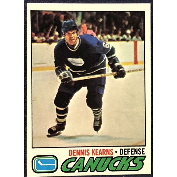 1977-78 TOPPS NHL DENNIS KEARNS