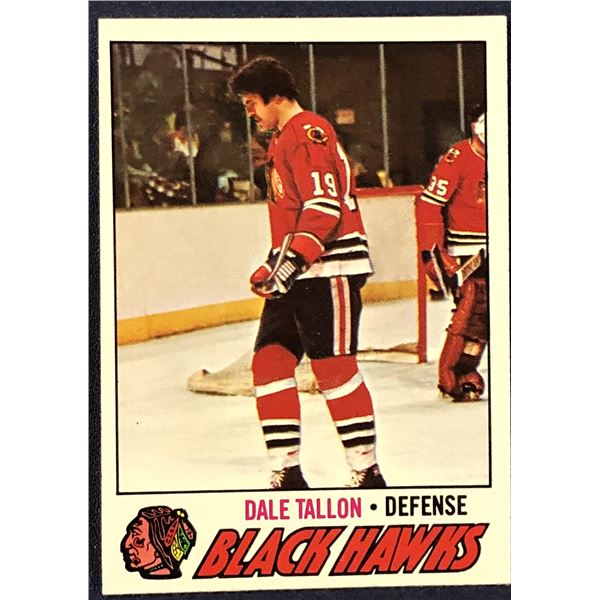1977-78 TOPPS NHL DALE TALLON