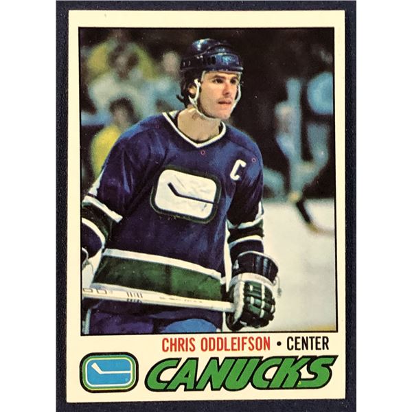 1977-78 TOPPS NHL CHRIS ODDLEIFSON