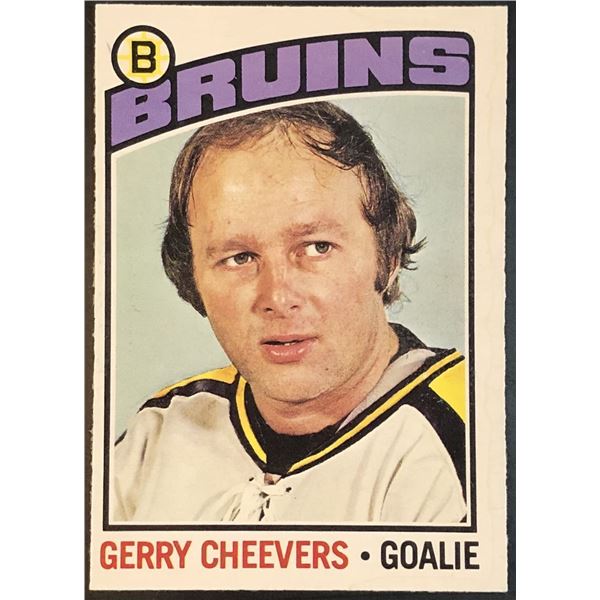 1976-77 O-PEE-CHEE GERRY CHEEVERS (HOF)