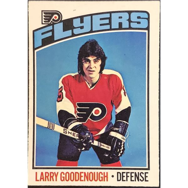 1976-77 NHL O-PEE-CHEE LARRY GOODENOUGH ROOKIE CARD