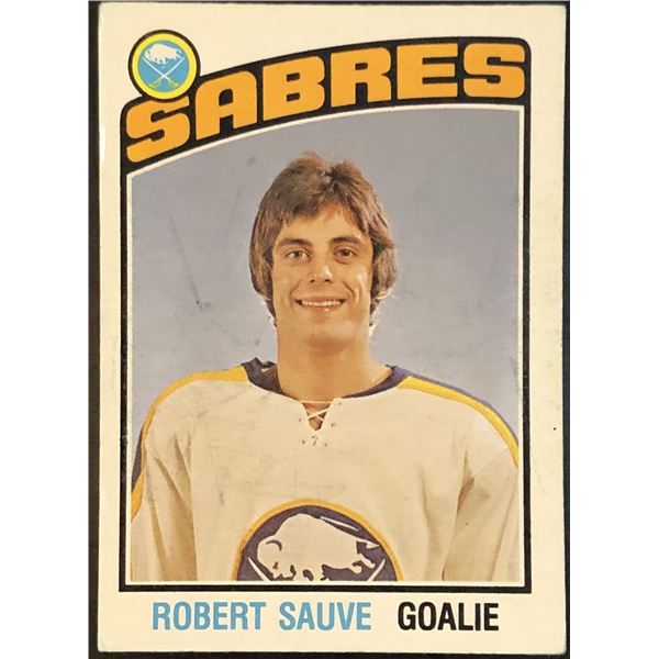 1976-77 NHL O-PEE-CHEE BOB SAUVE ROOKIE CARD