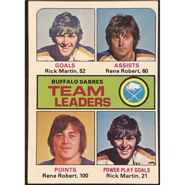 1975-76 NHL TOPPS RICK MARTIN (HOF)