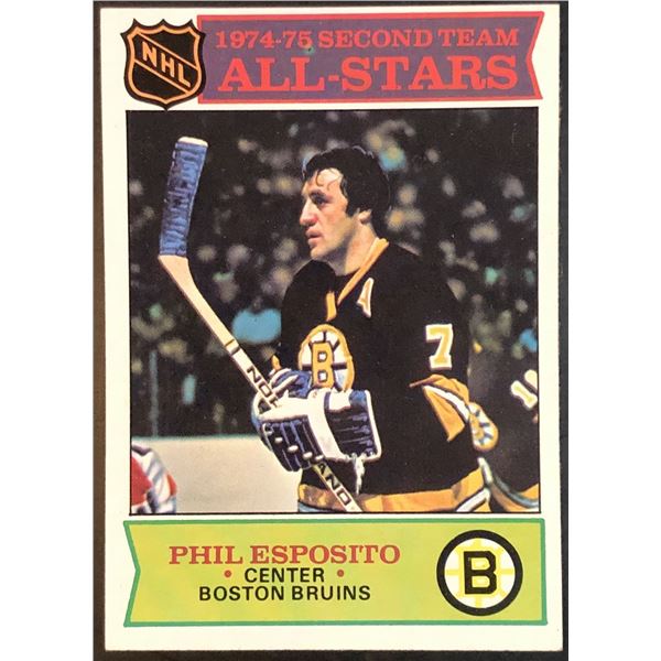 1975-76 NHL TOPPS PHIL ESPOSITO (HOF)