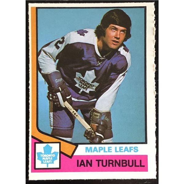 1974-75 O-PEE-CHEE IAN TURNBULL ROOKIE CARD
