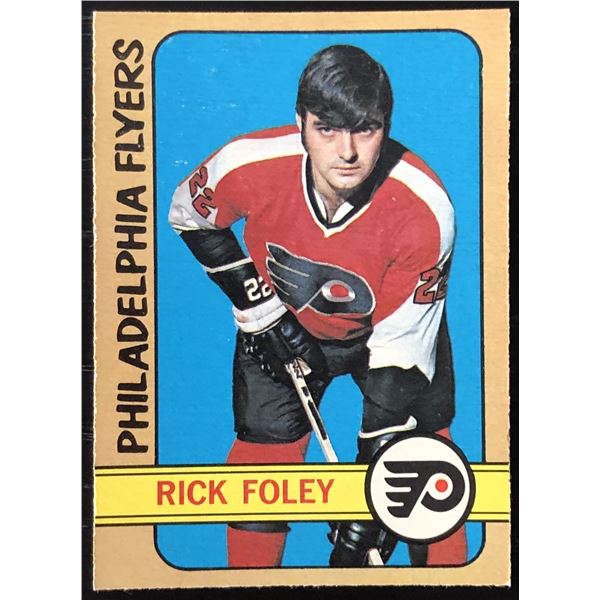 1972-73 O-PEE-CHEE RICK FOLEY ROOKIE CARD