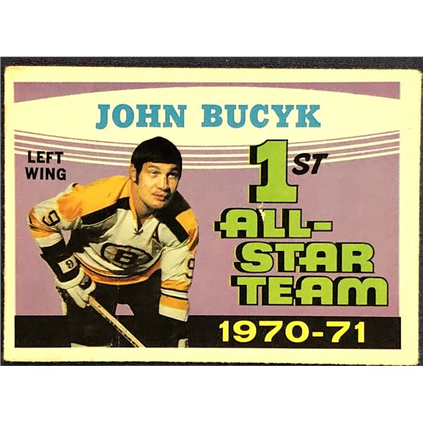 1971-72 O-PEE-CHEE JOHNNY BUCYK (HOF)