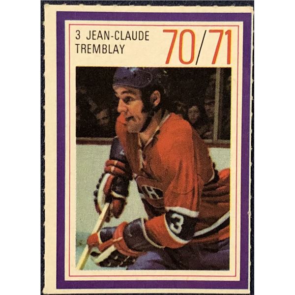 1970-71 ESSO NHL JEAN-CLAUDE TREMBLAY