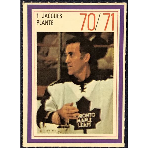 1970-71 ESSO NHL JACQUES PLANTE (HOF)