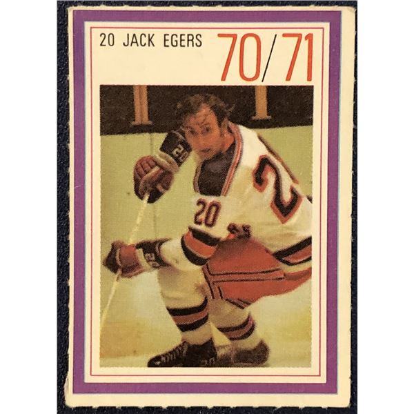 1970-71 ESSO NHL JACK EGERS