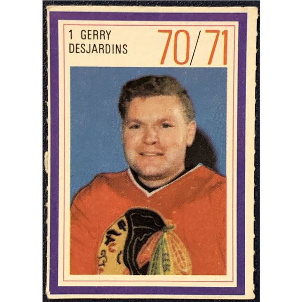 1970-71 ESSO NHL GERRY DESJARDINS
