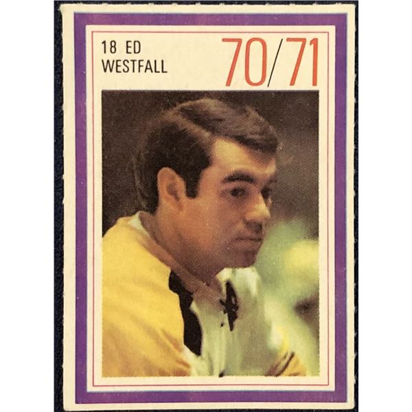 1970-71 ESSO NHL ED WESTFALL