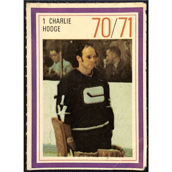 1970-71 ESSO NHL CHARLIE HODGE