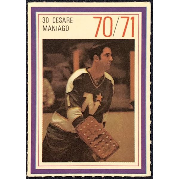 1970-71 ESSO NHL CESARE MANIAGO