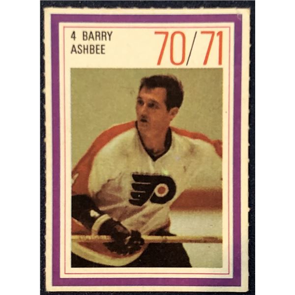1970-71 ESSO NHL BARRY ASHBEE