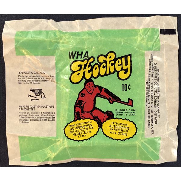 1974-75 O-PEE-CHEE WHA HOCKEY WRAPPER