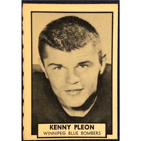 1962 TOPPS CFL KENNY PLOEN (HOF)