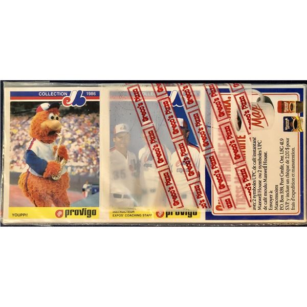 1986 PROVIGO PIZZA MONTREAL EXPOS SET