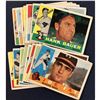 Image 1 : 1960 TOPPS BASEBALL WHITE BACKS COLLECTION - 20 CARDS