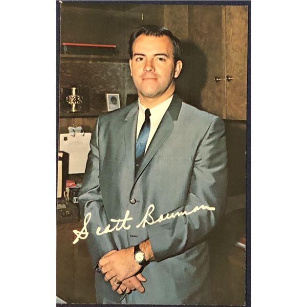 NHL ST. LOUIS BLUES 3.5"x5.5" POSTCARD - SCOTTY BOWMAN (HOF)
