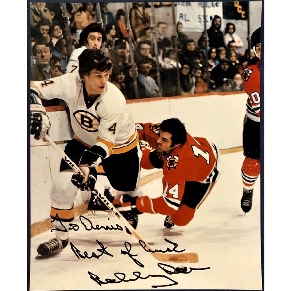 BOBBY ORR (HOF) SIGNED GLOSSY 8"x10" PHOTO