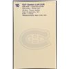 Image 2 : 1981-82 MONTREAL CANADIENS POST CARDS - GUY LAFLEUR (HOF)