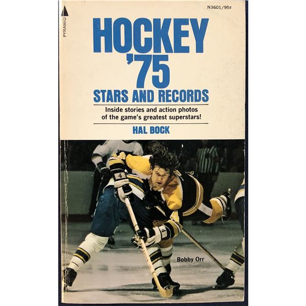 1975 HOCKEY STARS & RECORDS - BOBBY ORR (HOF) COVER