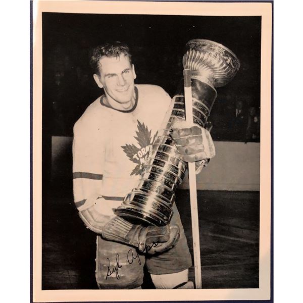 1949 QUAKER OATS SYL APPS (HOF) STANLEY CUP