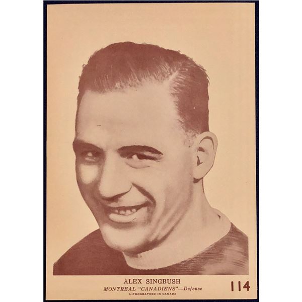 1940-41 O-PEE-CHEE V301-2 ALEX SINGBUSH