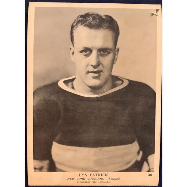 1939-40 O-PEE-CHEE V301-1 LYN PATRICK (HOF)