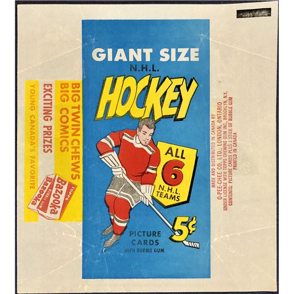 1964-65 O-PEE-CHEE NHL HOCKEY WRAPPER