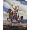 Image 1 : JICARILLA APACHE PAINTING (FRANK VIGIL)