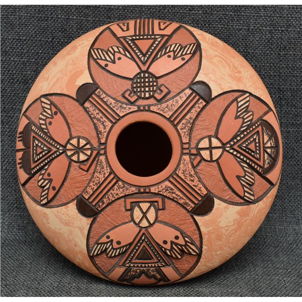 HOPI POTTERY BOWL (DELMAR POLACCA NAMPEYO)