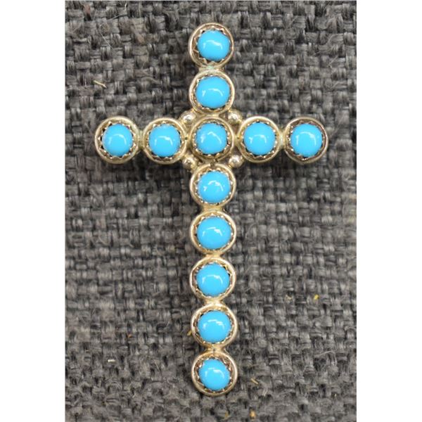 NAVAJO CROSS PIN PENDANT