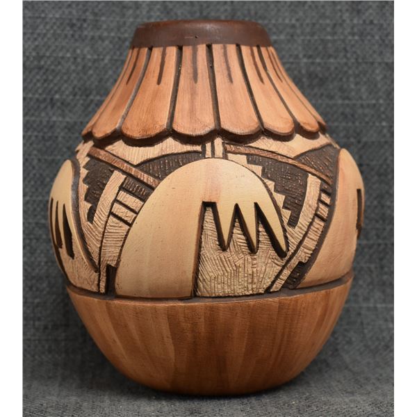 HOPI POTTERY VASE (TOM POLACCA)