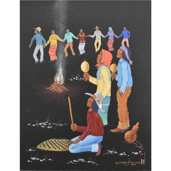 PAPAGO PAINTING (MICHAEL CHIAGO)