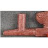 Image 6 : SIOUX PIPE STONE PIPE BOWL AND STEM (STANDING EAGLE)