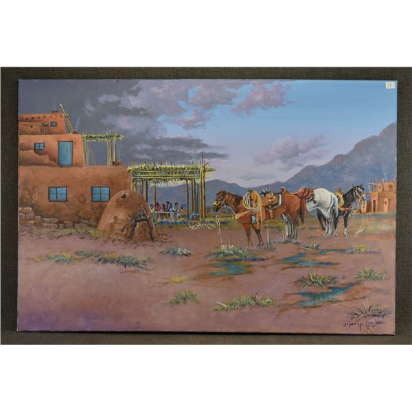 NAVAJO PAINTING (JOHNNY YAZZIE)