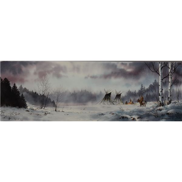 NAVAJO PAINTING (MARK SILVERSMITH)